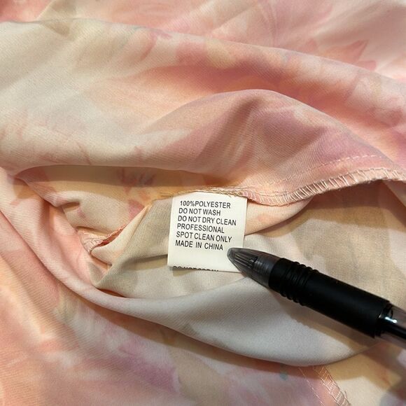 NEW Mac Duggal  leena floral print high neck women’s flowy mini dress size 4 - Picture 14 of 14